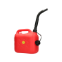 Jerrycan kunststof 5 L rood