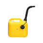 Jerrycan kunststof 5 L geel