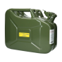 Jerrycan staal 10 L groen voor transport gevaarlijke stoffen