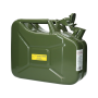 Jerrycan staal 10 L groen UN-gecertificeerd