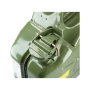 Jerrycan staal 10 L groen met veiligheidsbout