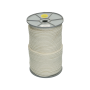 Nylon koord gevlochten per rol 100 m x 5 mm wit