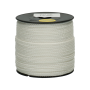 Nylon koord gevlochten per rol 100 m x 1,5 mm wit