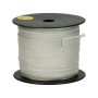 Nylon koord gevlochten per rol 100 m x 2 mm wit