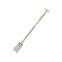 Verplantspade met opstapje SB en 90 cm lange essen houten steel