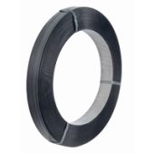 Tegelstaalband 19 mm zwart gelakt Amerikaanse wikkeling