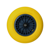 Kruiwagenwiel met lekvrije band NML aslengte 13 cm oa. SMB