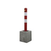 Anti-parkeerpaal model 90 insteek driekantslot met poer