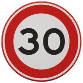 Verkeersbord | Model A0130| DOR | Ø60 cm