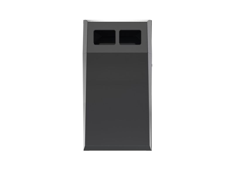 Afvalbak Collect 75 L met binnenbak antraciet RAL 7016