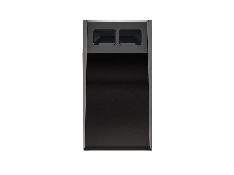 Afvalbak Collect 75 L met binnenbak zwart RAL 9005
