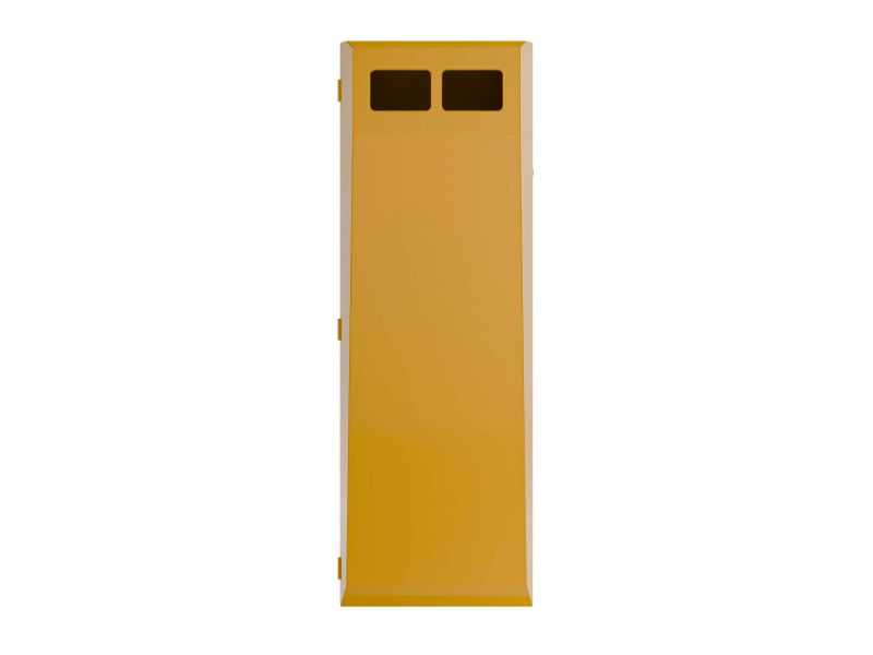 Afvalbak type Collect 125 L incl. verdeler en binnenbak geel RAL 1003