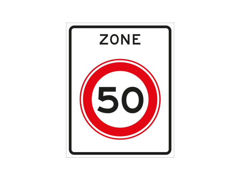 Verkeersbord a/r3/dor 53x67 cm model: A0150zb