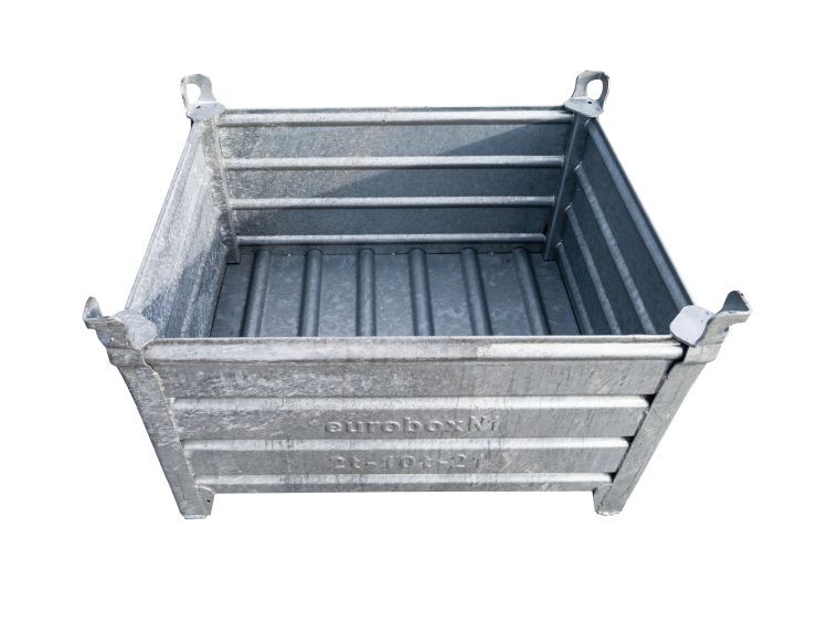 Stapelbak gegalvaniseerd 100x80x50 cm