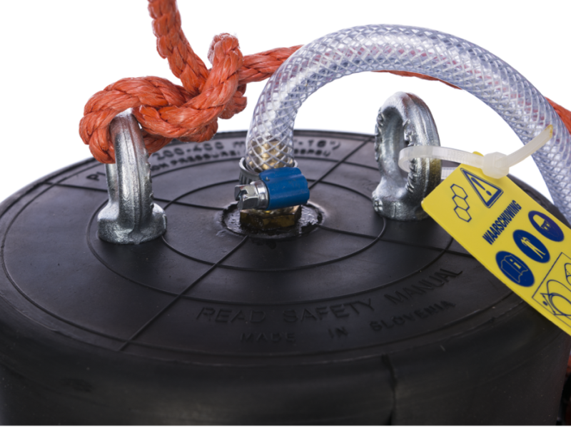 Rioolcilinder type SA 20-40 cm 2,5 bar met 3 m slang en koord