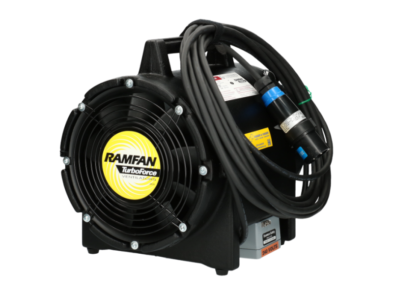 Dampafzuiger ATEX 220 V met slang 4,6 m explosievrij