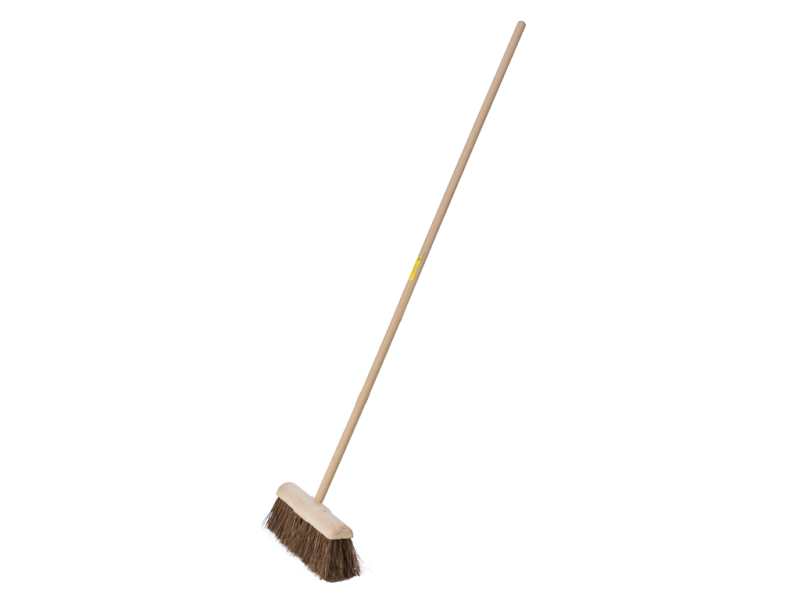 Bezem Basaf ronde kop 45 cm met steel