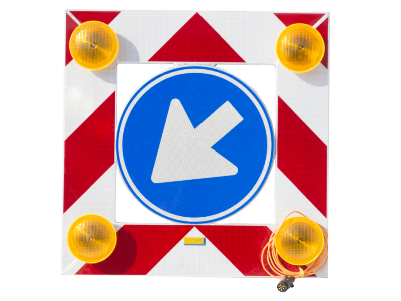 Actiescherm vast 100x100 cm