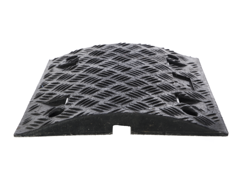 Verkeersdrempel reflect 50 cm breed, 5 cm hoog zwart