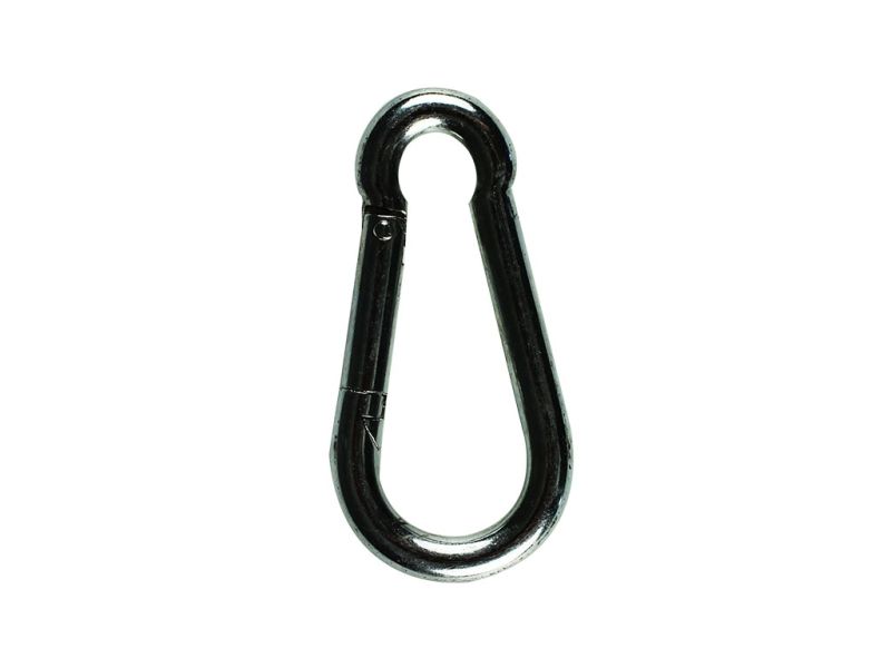 Karabijnhaak gegalvaniseerd 8x80 mm