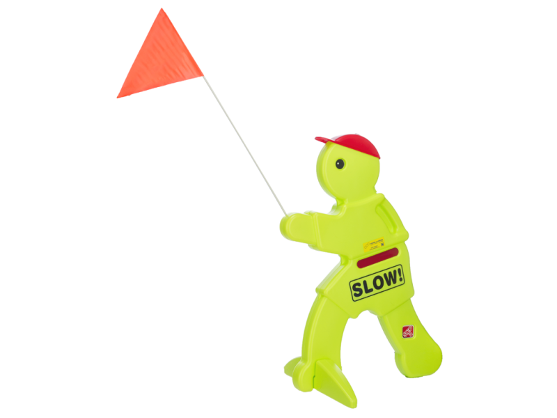 Victor Veilig pop met vlag