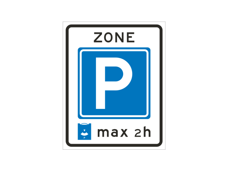 Verkeersbord a/r3/dor 53x67 cm model: E10zb