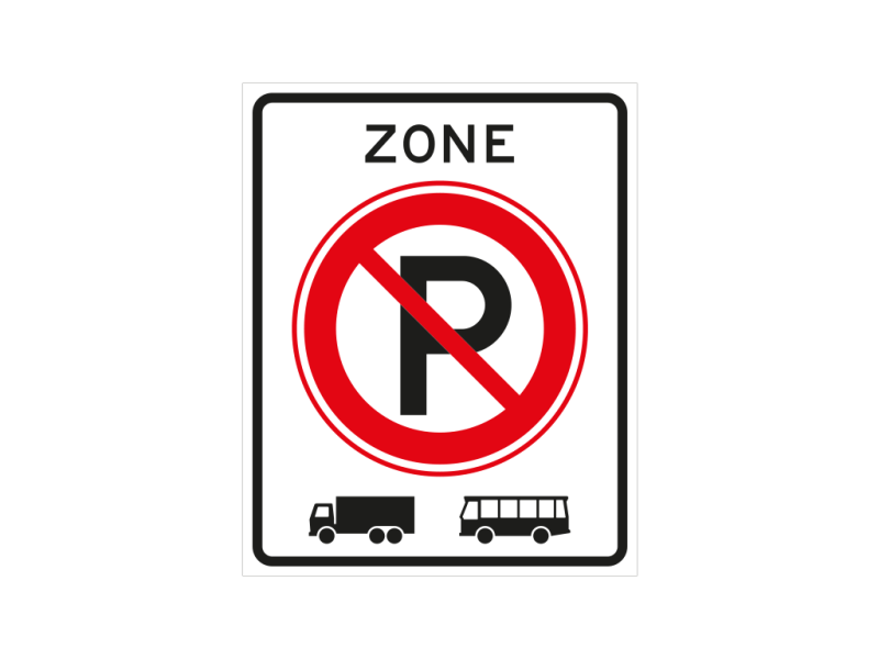 Verkeersbord a/r3/dor 53x67 cm model: E201zb