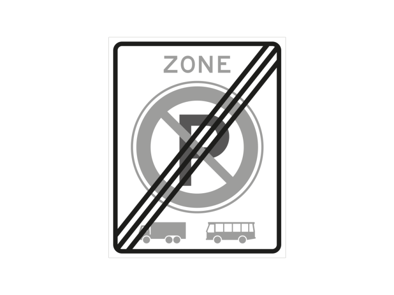 Verkeersbord a/r3/dor 53x67 cm model: E201ze