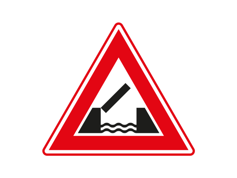 Verkeersbord a/r3/dor ▲-70 cm model: J15