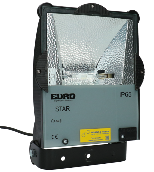 Bouwlamp met HQI-t armatuur 220V/150 W