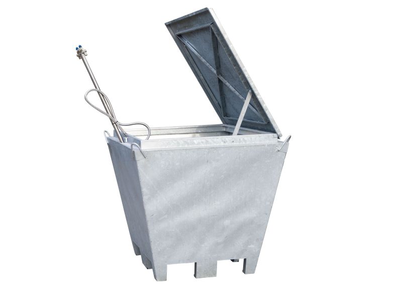 Bouwwaterput met 2 kranen