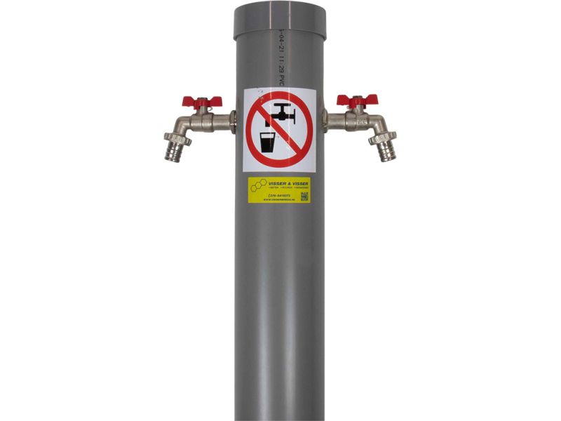 Standleiding met 2 kranen 3/4