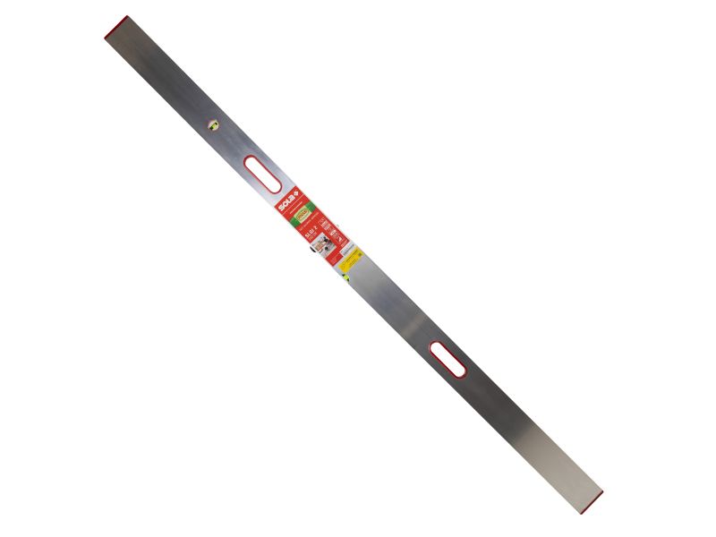 Rei alu 10x2x200 cm SLGI 2 met 2 libellen en 2 handgrepen gecentreerd