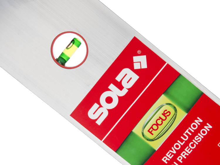 Rei alu 10x2x300 cm SLG2 met 2 libellen en 2 handgrepen