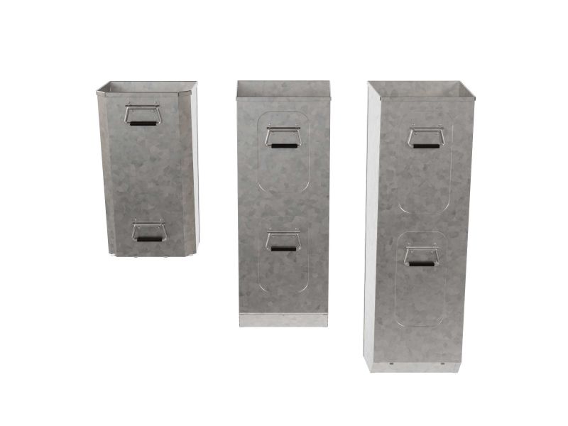Binnenbak aluminium afvalbak Collect