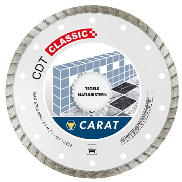 Diamantblad beton / Natuursteen CDTC Classic 8 mm Ø 180 mm