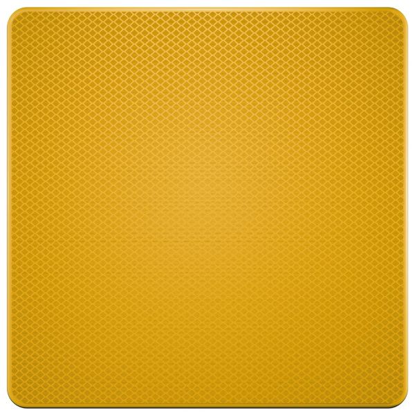 Blanco bord | Geel | R3 | DOR | Vierkant