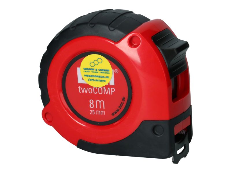 Rolbandmaat BMI Twocomp 8 m 25 mm