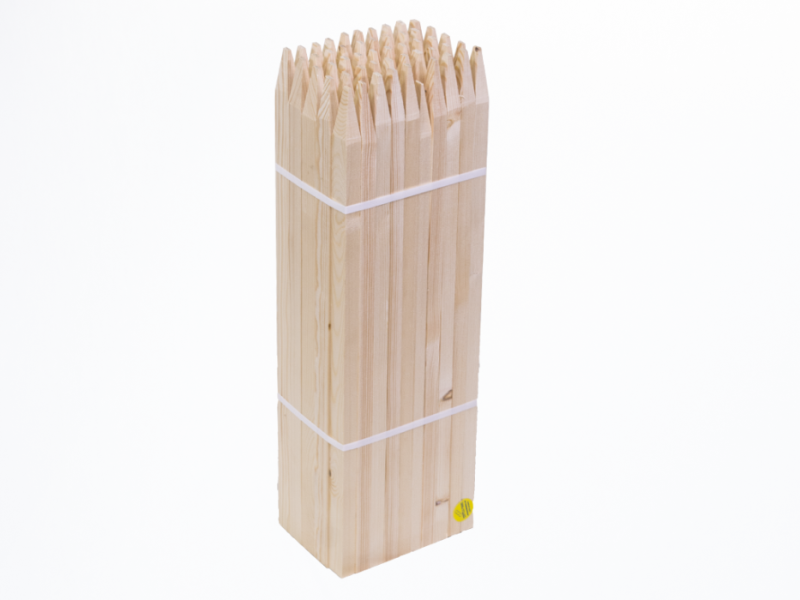 Piketten Vuren 2,2x2,2x60 cm per 50 stuks