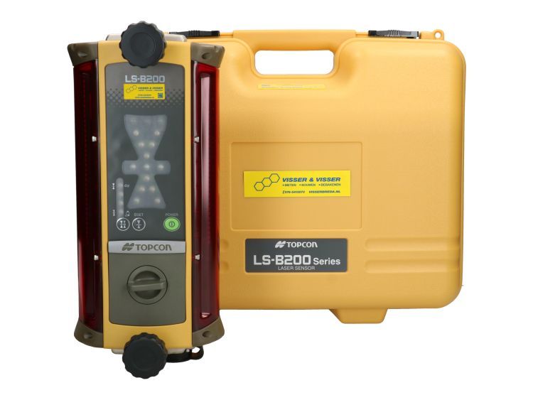 Topcon LS-B200 machineontvanger met accu