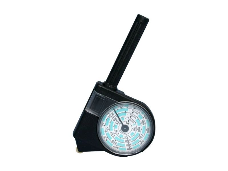 Kaartleesmeter Silva mechanisch zwart kunststof