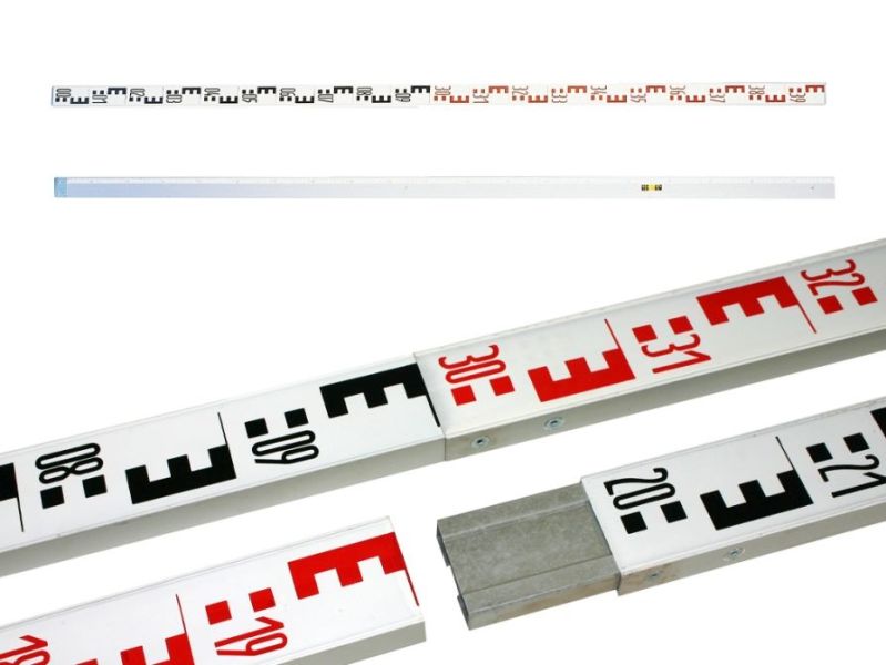 Waterpas E-baak opsteek alu 4x1 m