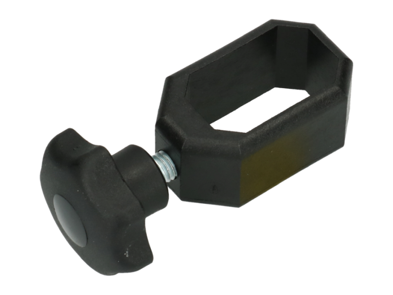 Klem zwart voor combilat 8-hoek