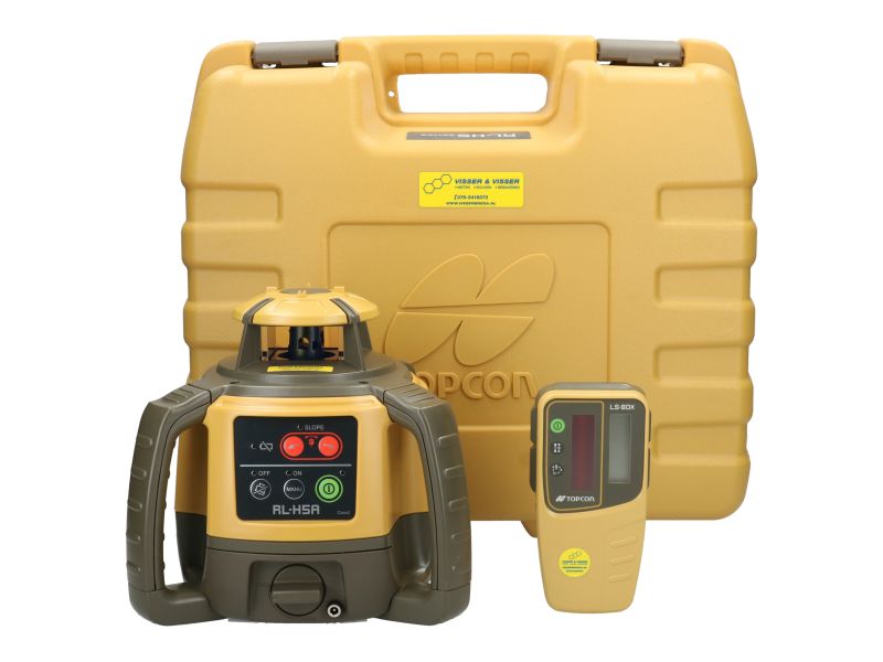Topcon RL-H5A BT afschotlaser met LS-80X handontvanger