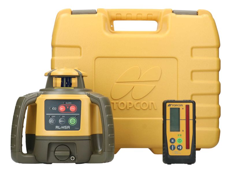 Topcon RL-H5A BT afschotlaser met LS-100D handontvanger