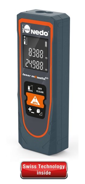 Laser afstandsmeter Nedo mEssfix 40 m