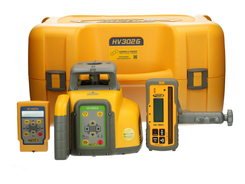Spectra HV302G interieurbouwlaser met HL760U handontvanger