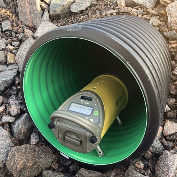 Topcon TP-L6WB rioollaser met RC-500 afstandsbediening