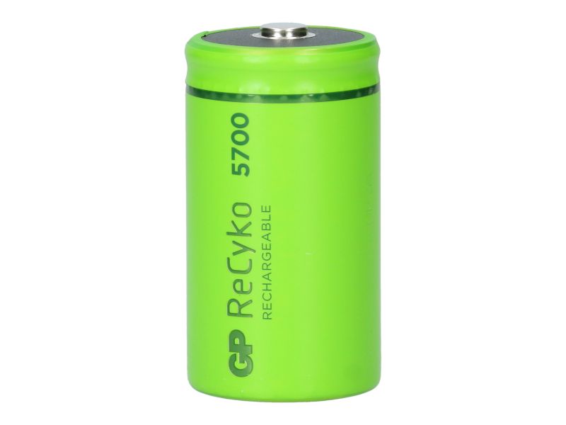 Batterij GP Recyko oplaadbaar Ni-mH D-cel 5700 mAh per stuk