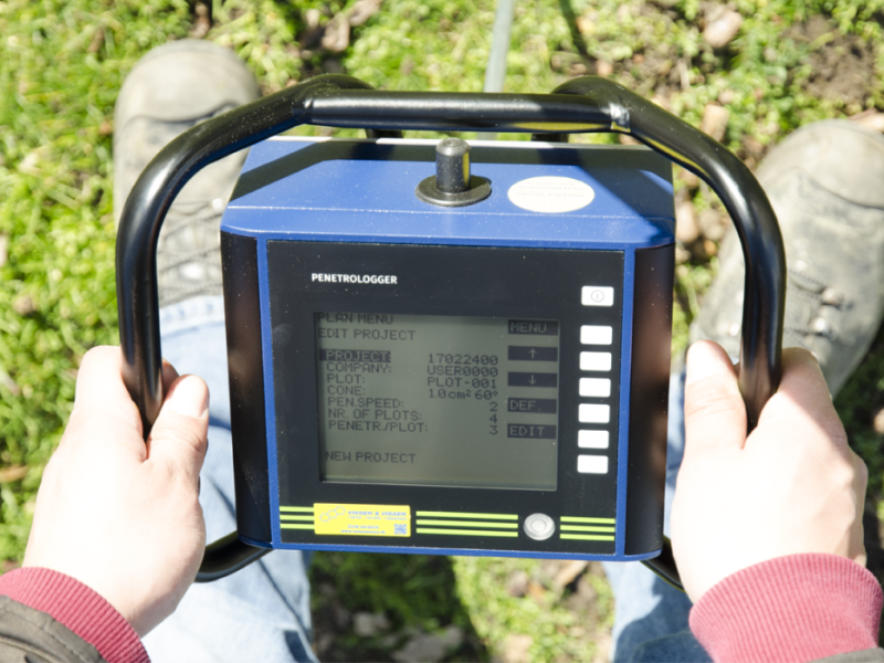 Penetrologger elektronisch GPS met software in koffer